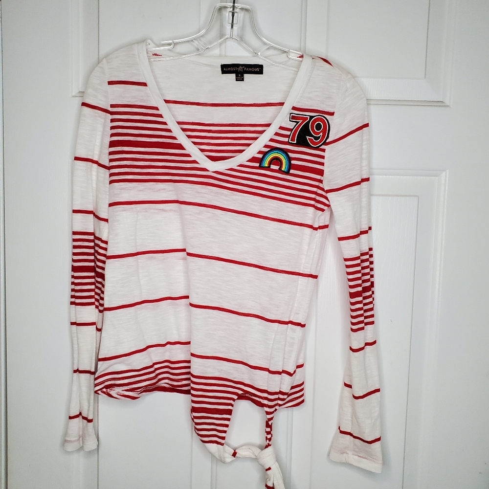 Almost Famous Striped Shirt Size Small